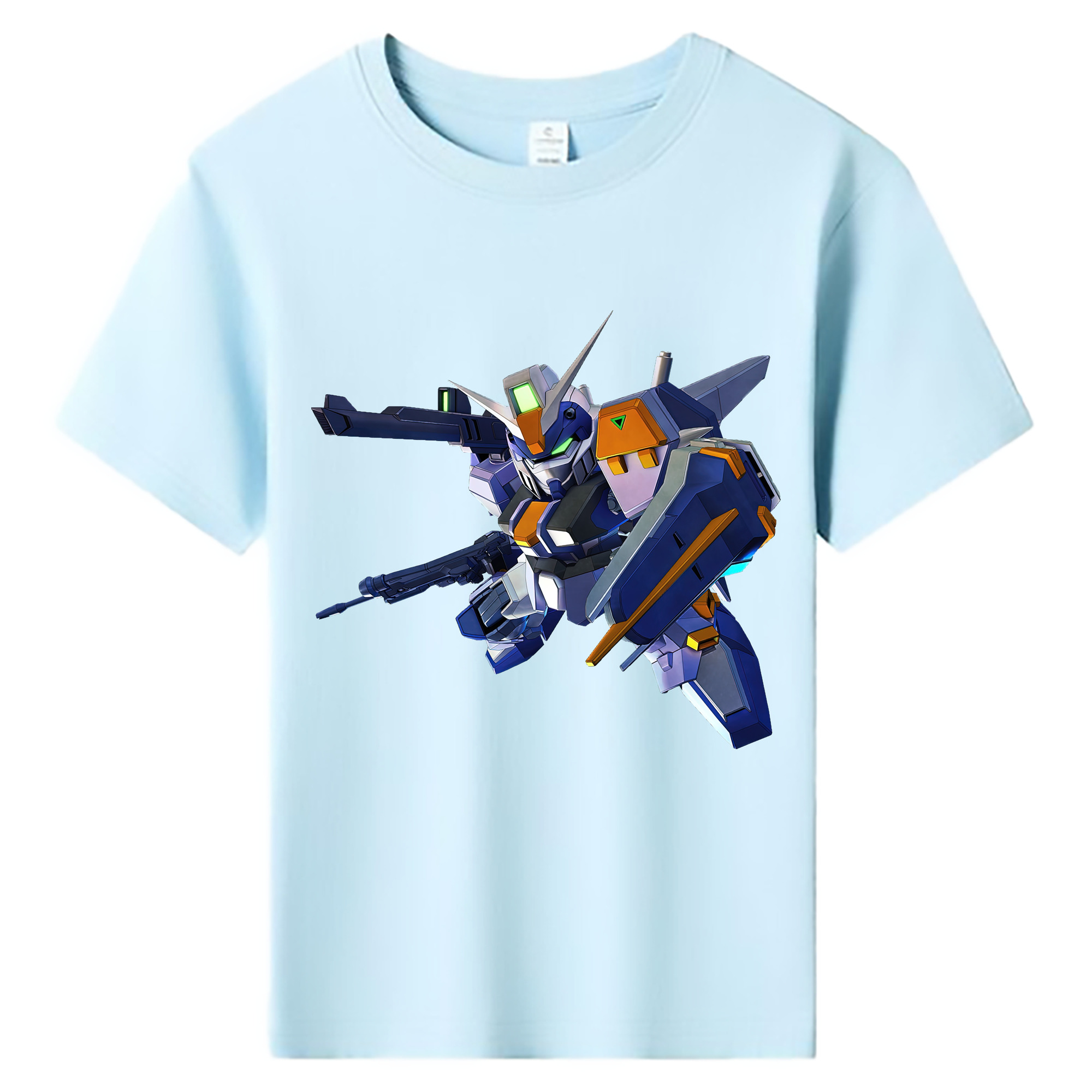 （画像用） 機動戦士ガンダム Mobile Suit Gundam 綿100％キッズTシャツ（フロントプリント）